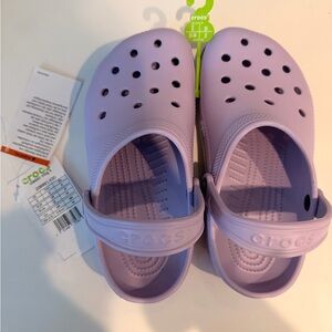 CROCS Kids Sandals - Lavender - Tag Detached but NEVER WORN - Size 2 - J2
